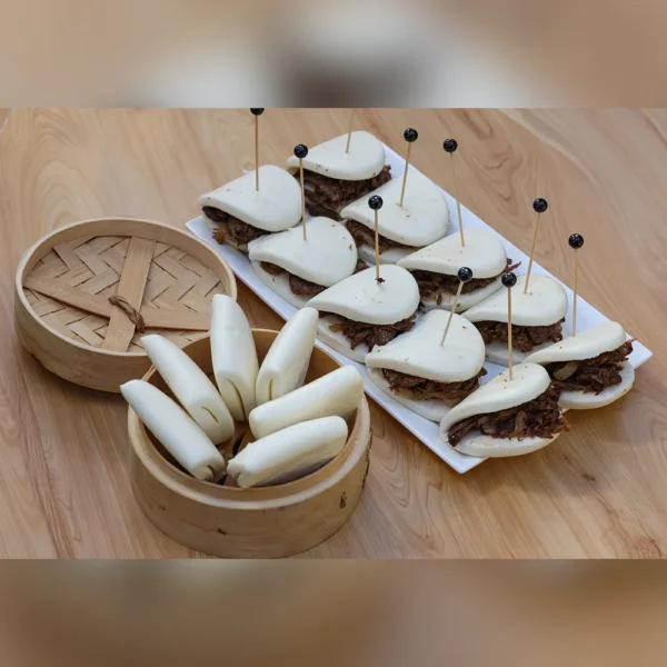 ⁦באן במילוי אסאדו מפורק טבעוני⁩ – תמונה ⁦3⁩