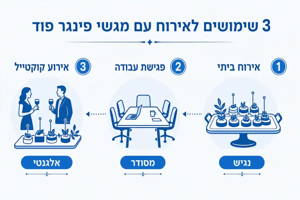 פינגר פוד לאירוח ביתי, עסקי וקוקטיילים קייטרינג תמרים